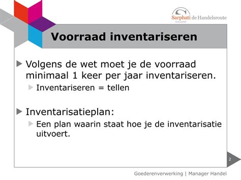 goederenverwerking|PPT